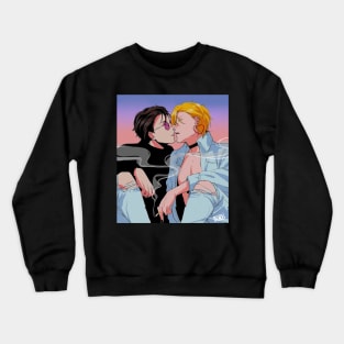 Ash and Eiji in the 80s Crewneck Sweatshirt